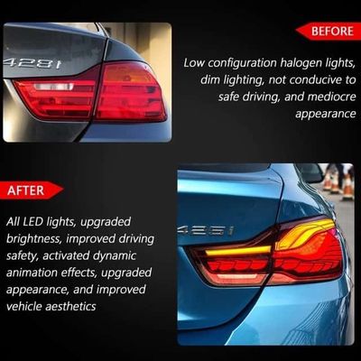 Taillight Assembly For BMW 4 Series M4 2013-2020 Dragon Scale Tail Light LED Turn Brake DRL Lamp GTS F32 F33 F36 F82 F83