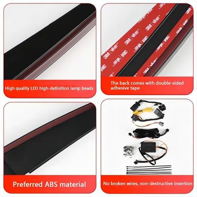 For Tesla Model Y 3 Through Taillight Dynamic Rear Tail Light Strip Upgrade And Modification Decoration M3 Y