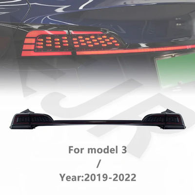 Through Taillight Assembly For Tesla Model 3 19-22 Retrofitting Car Retrofitting With Running Water Steering
