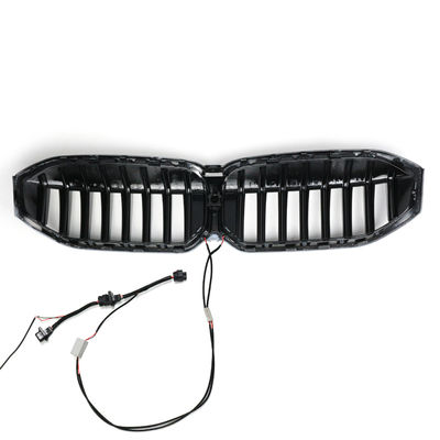 Gloss Black Car Styling Racing Grills Middle Grille With Light For BMW 3 Series G28 2023+ Auto Parts And Accessories