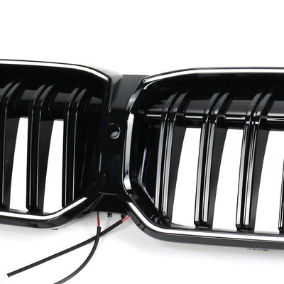 Gloss Black Car Styling Racing Grills Middle Grille With Light For BMW 3 Series G28 2023+ Auto Parts And Accessories