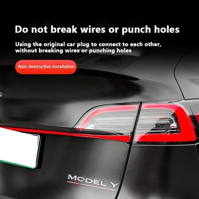 2019- Model 3 5YJ3 Upgraded And Modified Dynamic Taillight Strips For Tesla Y Models