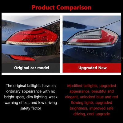 Car Fitment BMW Z4 09-16 E89 Gets A Dynamic Red Flow Led Brake Light Bar Turn Signal