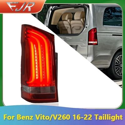 Taillight Assembly 16-20 For Mercedes Benz Vito Modified High End V Class LED Driving Turning Rear Tail Lights Flowing