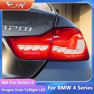 Taillight Assembly For BMW 4 Series M4 2013-2020 Dragon Scale Tail Light LED Turn Brake DRL Lamp GTS F32 F33 F36 F82 F83