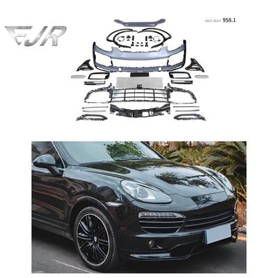 9y0 Front Bumper Headlights For Porsche Cayenne 2011-2014 958.1 Turbo Type Led Cosmetic Headlights
