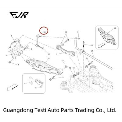 Long-Lasting Performance Ball Tie Rod For Levante M161 670038692 670038693