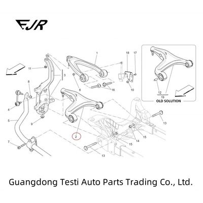 LH Front Lower Control Arm For Maserati GHIBLI III M157 670007180 670107802 673007126
