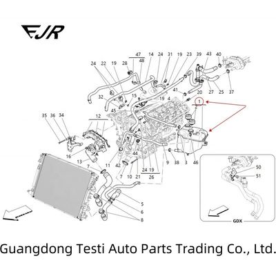 Levante Expansion Tank And 100% Tested For Ghibli Quattroporte 670031651 670007905