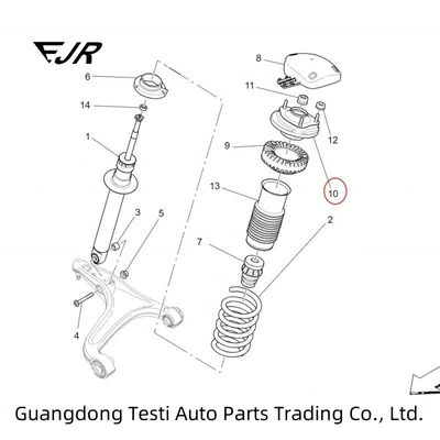 Maserati STRUT BEARING Shock Absorber Flexible Pad For Ghibli Quattroporte 3.0 V6