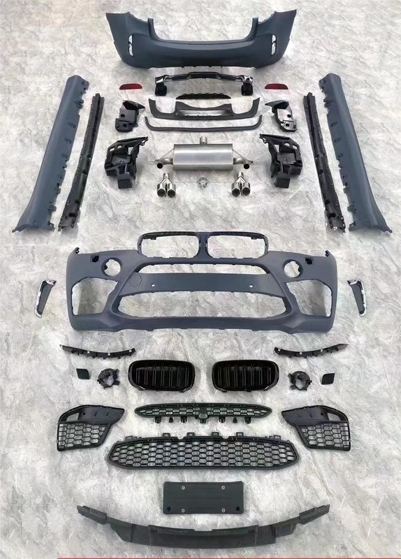 Body Kits For X6 F16 X6M Front Grille Front Bumper Side Skirt Rear Bumper Exhaust Pipes
